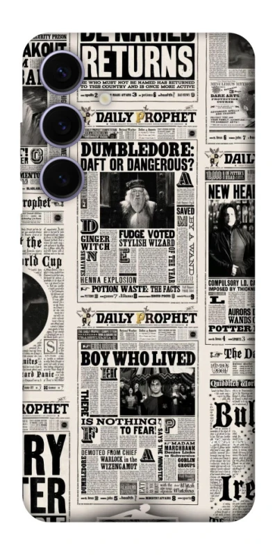 Чохол на Samsung Galaxy S25+ Harry Potter newspaper фото 1 з 1
