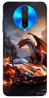 Чохол на Xiaomi Poco X2 Сar and dragon фото 1 з 1
