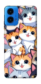 Чохол на Motorola Moto G45 Cute Cat v2 фото 1 з 1