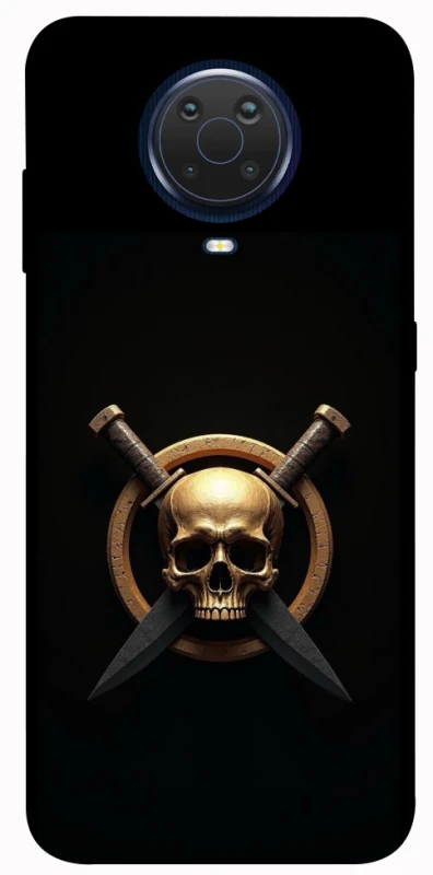 Чохол на Nokia G20 / G10 / 6.3 Golden Skull фото 1 з 1
