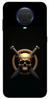 Чохол на Nokia G20 / G10 / 6.3 Golden Skull фото 1 з 1