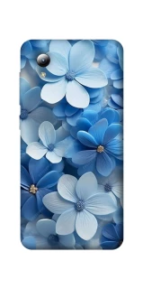 Чехол на ZTE Blade A3 (2019) Синие цветы фото 1 из 1