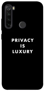 Чохол на Xiaomi Redmi Note 8T Privacy is luxury фото 1 з 1