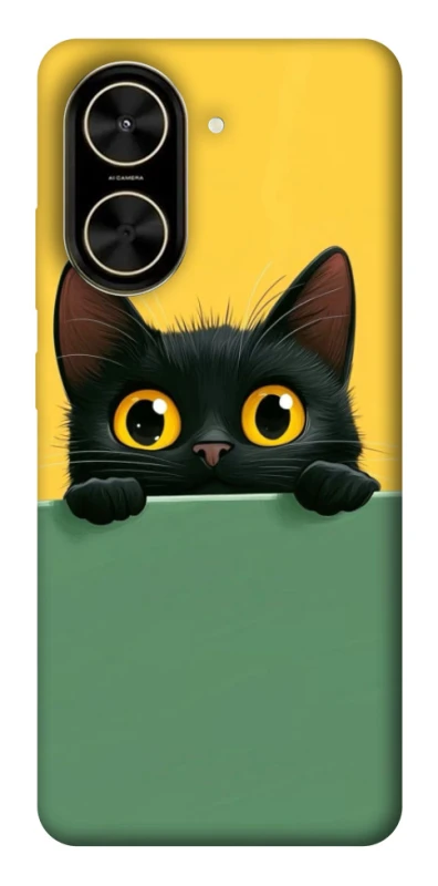 Чохол на Xiaomi Poco C71 Black cat v2 фото 1 з 1