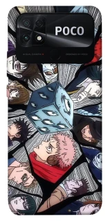 Чехол на Xiaomi Poco C40 jujutsu kaisen v4 фото 1 из 1
