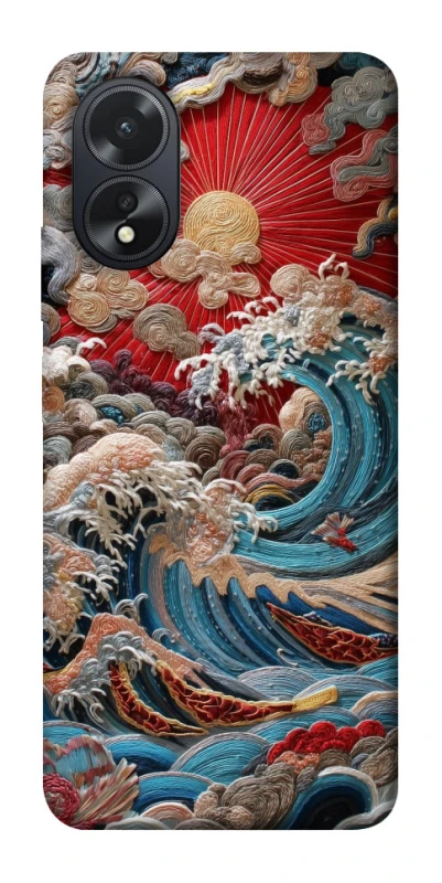 Чехол на Oppo A18 Japa wave ver.2 фото 1 из 1