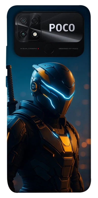 Чехол на Xiaomi Poco C40 Cyber Samurai фото 1 из 1