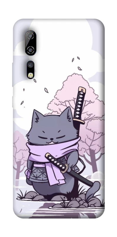 Чохол на ZTE Axon 10 Pro Samurai cat фото 1 Чохол на ZTE Axon 10 Pro Samurai cat фото 1 з 1