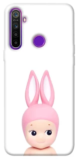 Чехол на Realme 5 Minimal Bunny Peek фото 1 из 1