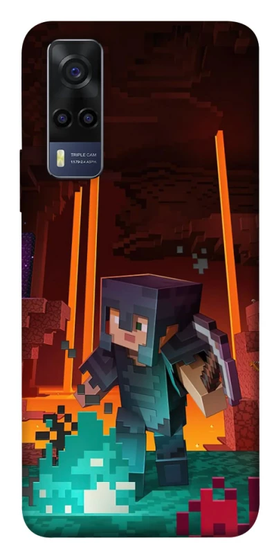 Чохол на Vivo Y53s Minecraft game adventure фото 1 з 1