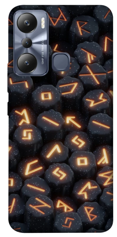 Чехол на Infinix Hot 20i Огненые руны фото 1 из 1