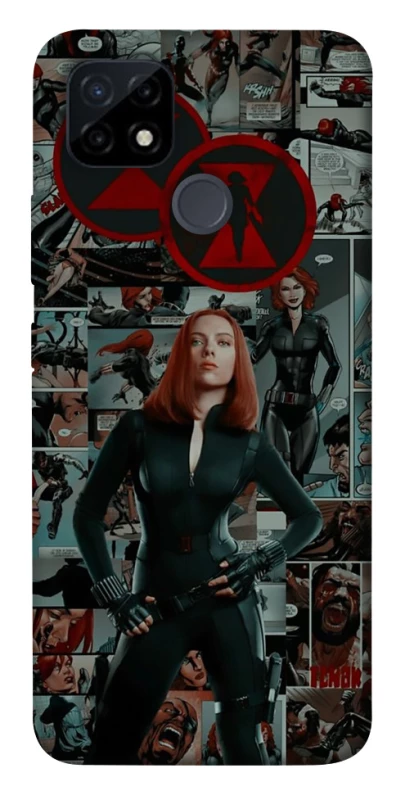 Чохол на Realme C12 Black Widow фото 1 з 1