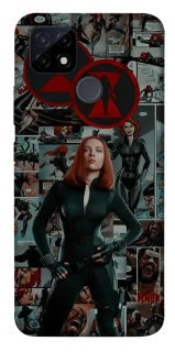 Чохол на Realme C21Y Black Widow фото 1 з 1