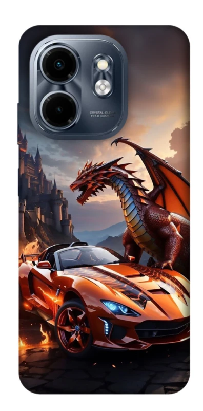 Чохол на Infinix Smart 9 4G / Hot 50i Сar and dragon фото 1 з 1