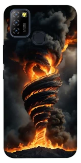 Чохол на Infinix Hot 10 Lite Вогняний торнадо фото 1 з 1