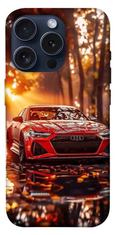 Чехол на Apple iPhone 15 Pro (6.1") Audi at sunset фото 1 из 1