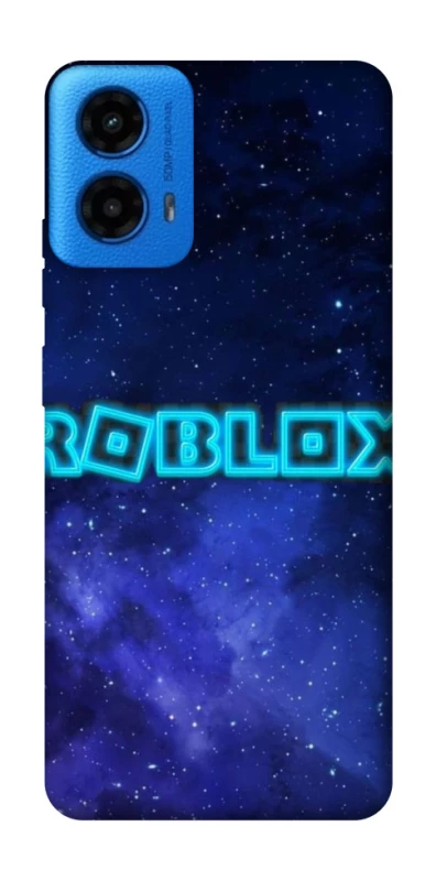Чохол на Motorola Moto G45 Roblox Space Logo Blue фото 1 з 1
