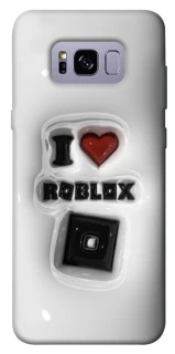 Чохол на Samsung G955 Galaxy S8 Plus I love Roblox фото 1 з 1