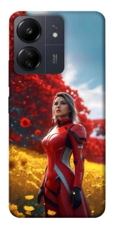Чехол на Xiaomi Redmi 13C Cyber space girl ver.5 фото 1 из 1