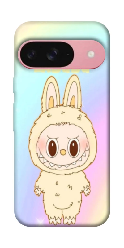 Чехол на Google Pixel 9 Fluffy Rainbow Labubu фото 1 из 1