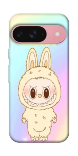 Чохол на Google Pixel 9 Fluffy Rainbow Labubu фото 1 з 1