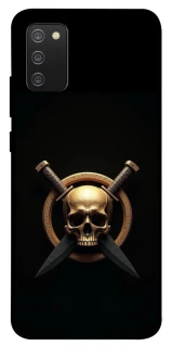 Чехол на Samsung Galaxy A02s Golden Skull фото 1 из 1