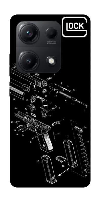 Чохол на Xiaomi Redmi Note 14S LOCK фото 1 з 1