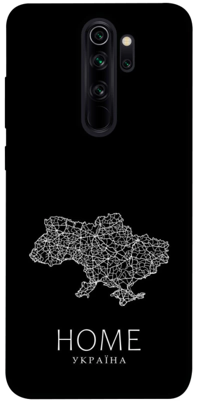 Чехол на Xiaomi Redmi Note 8 Pro Ukraine black map фото 1 из 1