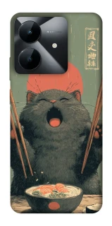 Чохол на Realme Note 60x Hungry Cat фото 1 з 1