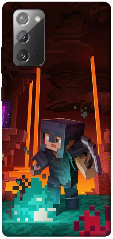 Чохол на Samsung Galaxy Note 20 Minecraft game adventure фото 1 з 1