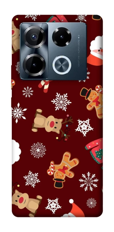 Чехол на Infinix Note 40 Pro 4G Новогодний v6 фото 1 из 1