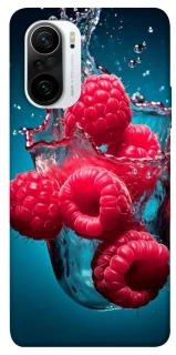 Чохол на Xiaomi Redmi K40 / K40 Pro / K40 Pro+ / Poco F3 Малинка у воді фото 1 з 1