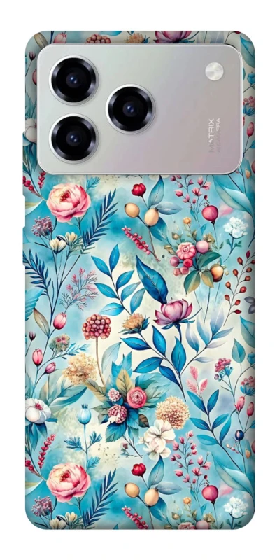 Чехол на ZTE Blade A76 Floral design ver.5 фото 1 из 1