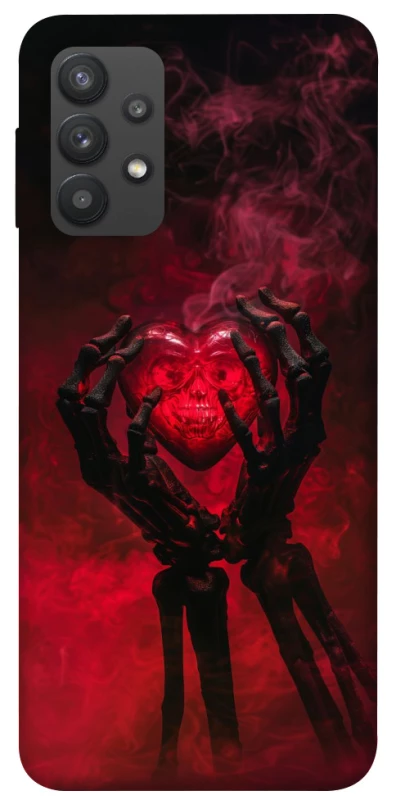 Чехол на Samsung Galaxy A32 (A325F) 4G Heart in the hands of a skeleton фото 1 из 1