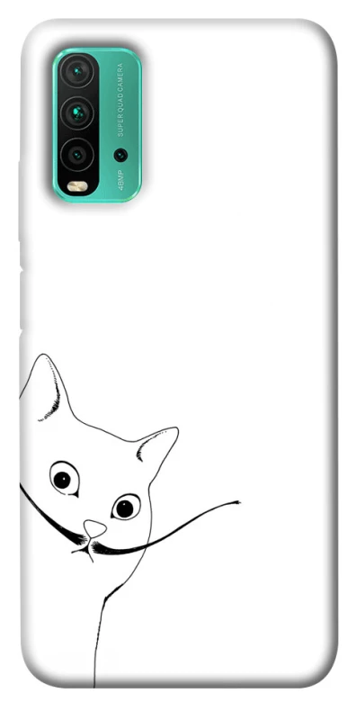 Чехол на Xiaomi Redmi Note 9 4G / Redmi 9 Power Кот Дали фото 1 из 1