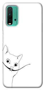 Чехол на Xiaomi Redmi Note 9 4G / Redmi 9 Power Кот Дали фото 1 из 1