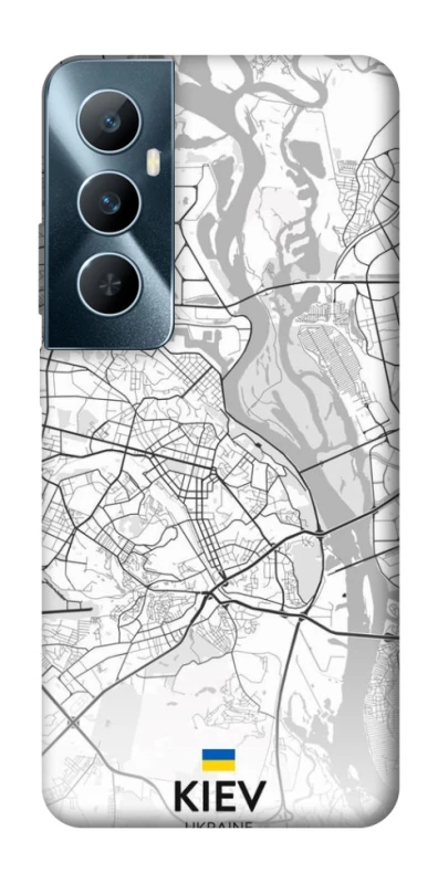 Чохол на Realme C65 4G Kiev white map фото 1 з 1