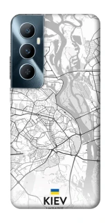 Чохол на Realme C65 4G Kiev white map фото 1 з 1