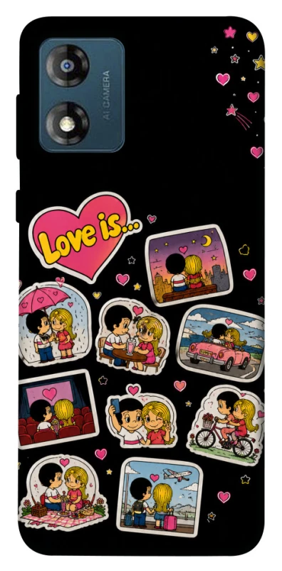 Чохол на Motorola Moto E13 Love is ver.3 фото 1 з 1