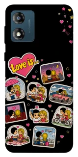 Чохол на Motorola Moto E13 Love is ver.3 фото 1 з 1