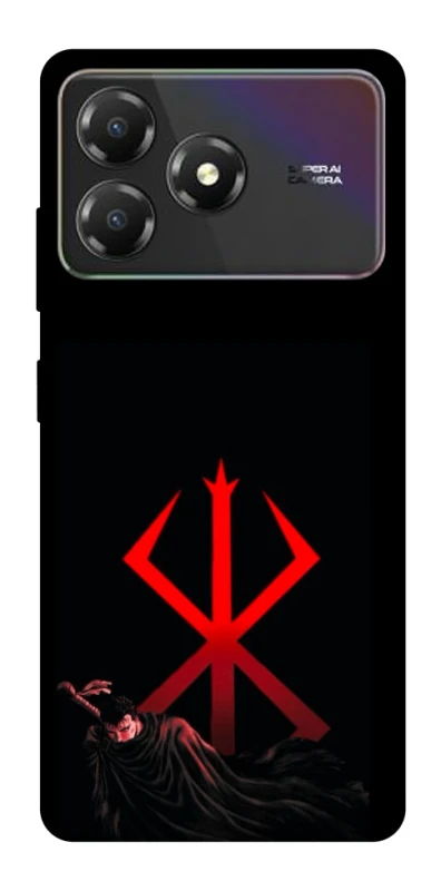 Чохол на ZTE Blade A36 Berserk Red Logo фото 1 з 1