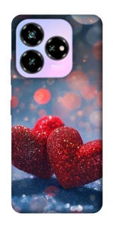 Чехол на ZTE Nubia V60 Desing Red hearts фото 1 из 1