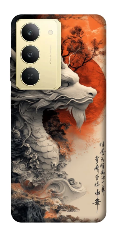 Чохол на Realme 14x white dragon фото 1 з 1