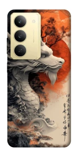 Чохол на Realme 14x white dragon фото 1 з 1