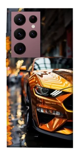 Чохол на Samsung Galaxy S22 Ultra Golden sports car фото 1 з 1
