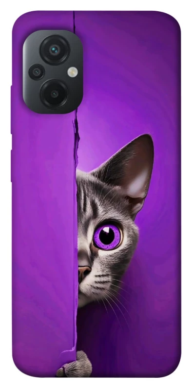 Чохол на Xiaomi Poco M5 Кіт-підглядач фото 1 з 1