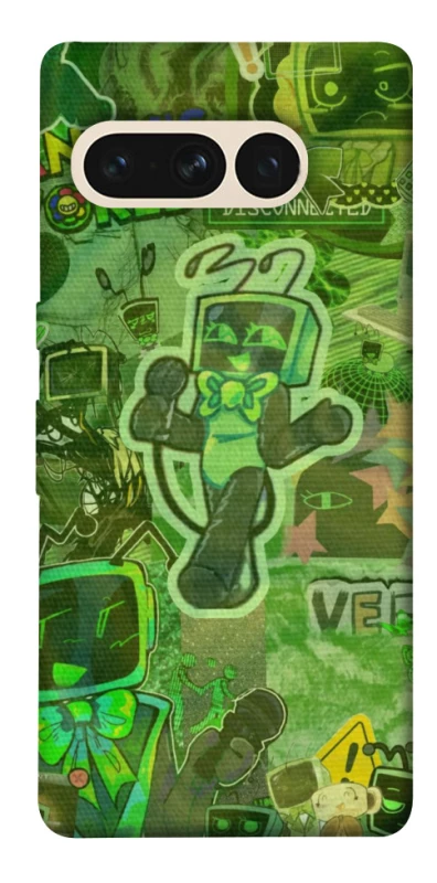 Чохол на Google Pixel 7 Pro Dandysworld tv green theme фото 1 з 1