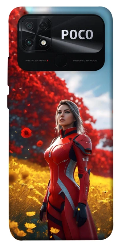 Чохол на Xiaomi Poco C40 Cyber space girl ver.5 фото 1 з 1