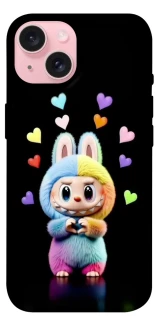 Чехол на Apple iPhone 15 (6.1") Labubu Love фото 1 из 1