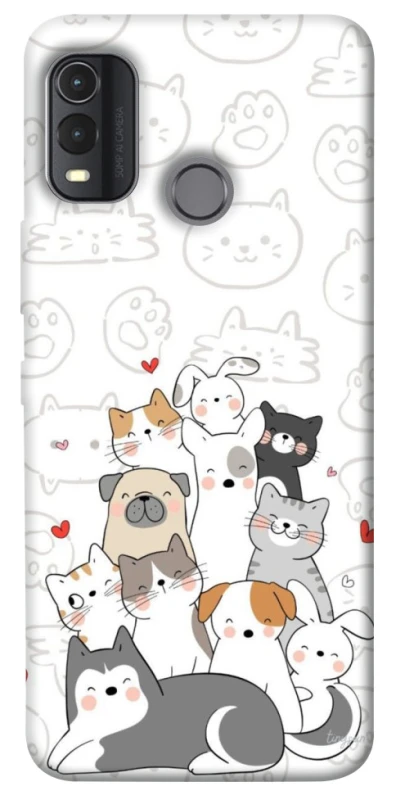 Чохол на Nokia G11 Plus Funny Pets фото 1 з 1